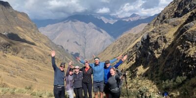 beautiful photo in the warmiwañusca pass on the inca trail hike