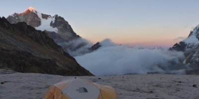 This is our camp on the Ancascocha trek 7 days