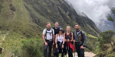 a group of friends is happy to reserve the ancascocha trek 7 days