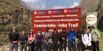 Beginning of the Inca trail