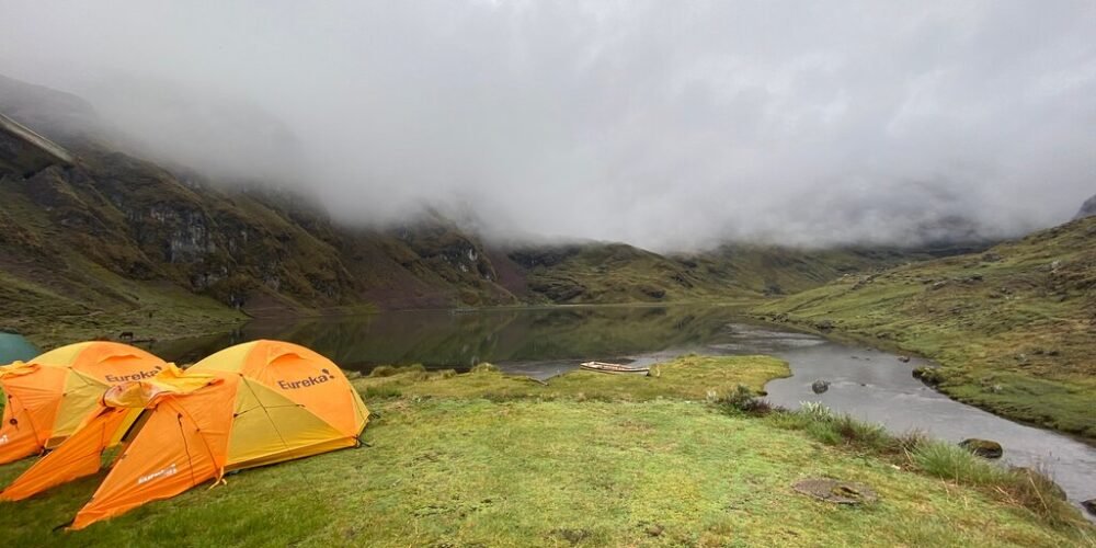 Our camp on the Lares trek 3 days