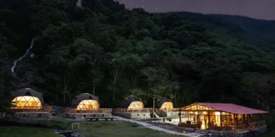 Our luxury night domes: Second camp