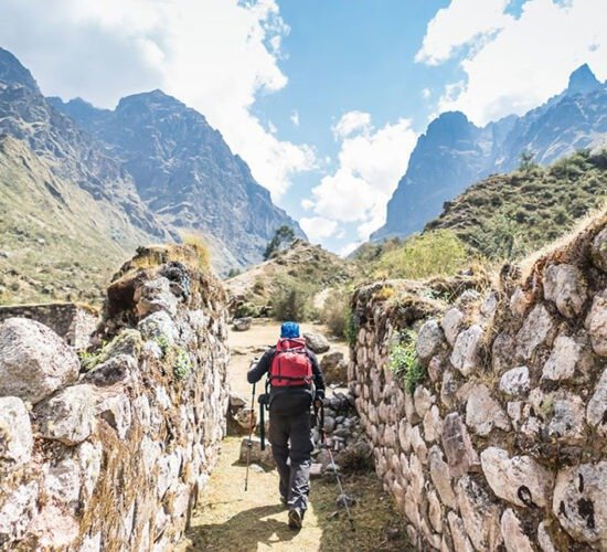 beautiful views and beautiful landscapes on the lares hike 6 days