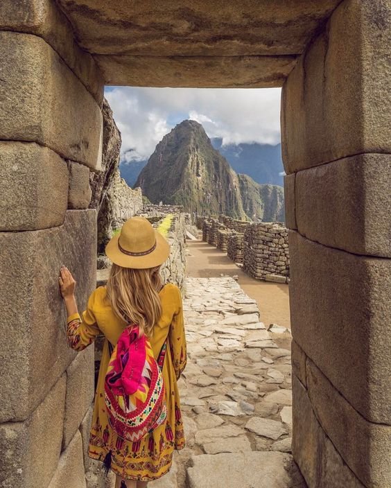 Entrance to Machu Picchu on the Inca Trail