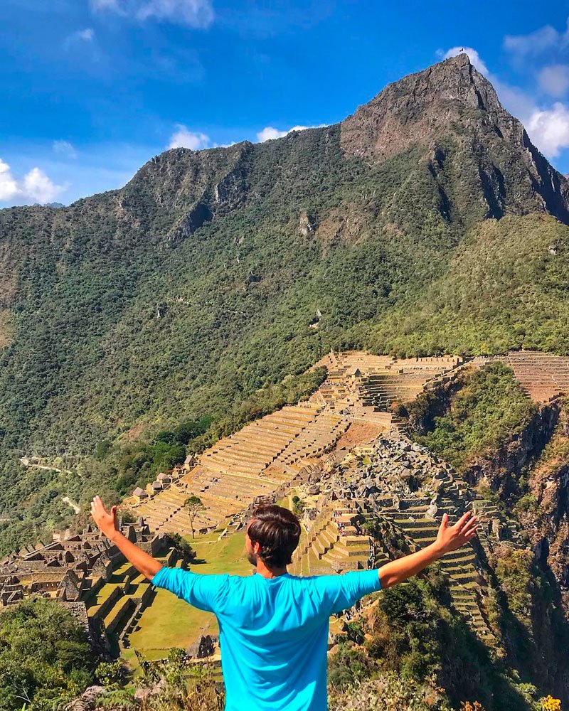 Incredible view of Huchuy Picchu mountain