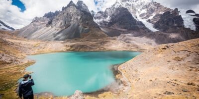 Qomer cocha Lake and Ausangate Mountain