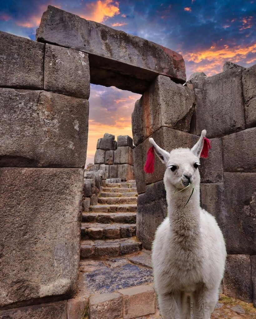 A beautiful postcard from the Saqsaywaman Archaeological Park