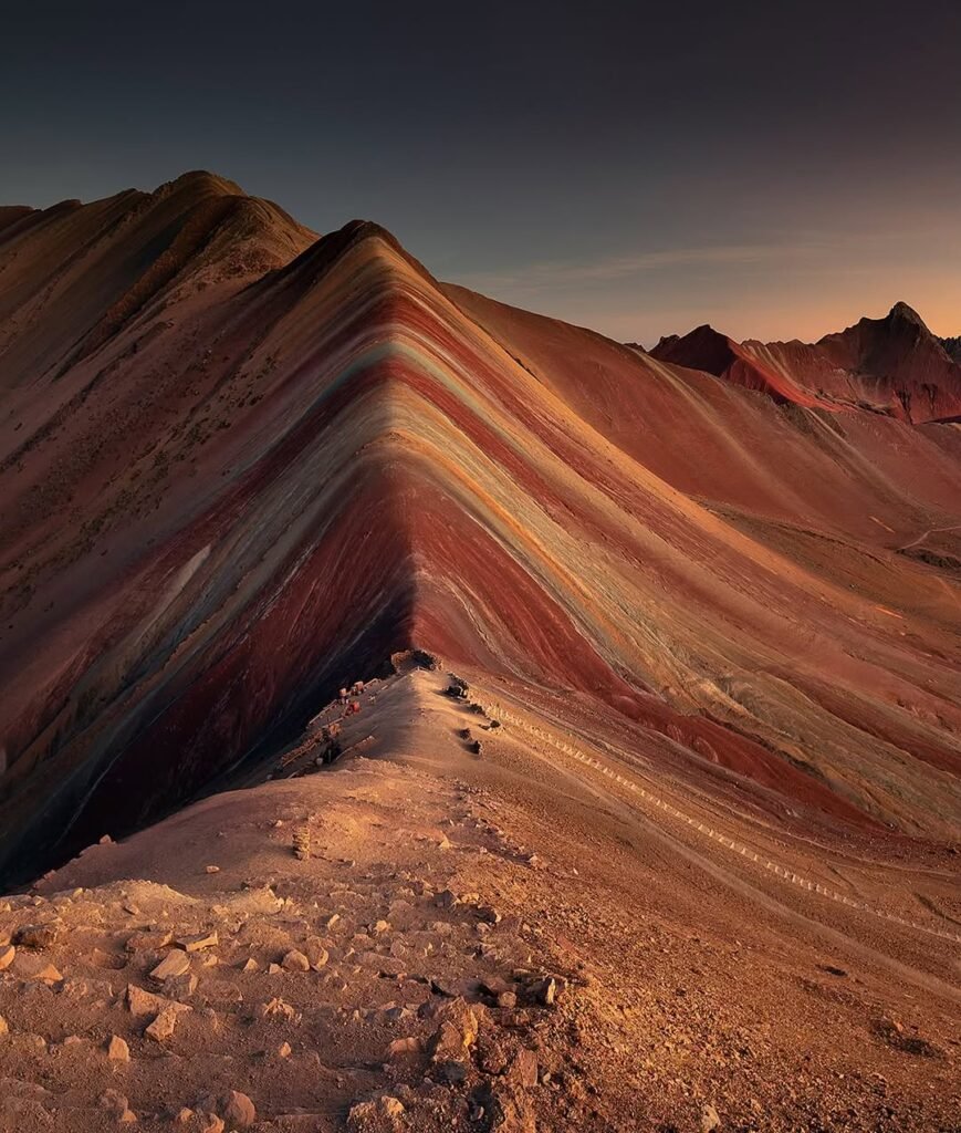 It is a geological formation in the Peruvian Andes.