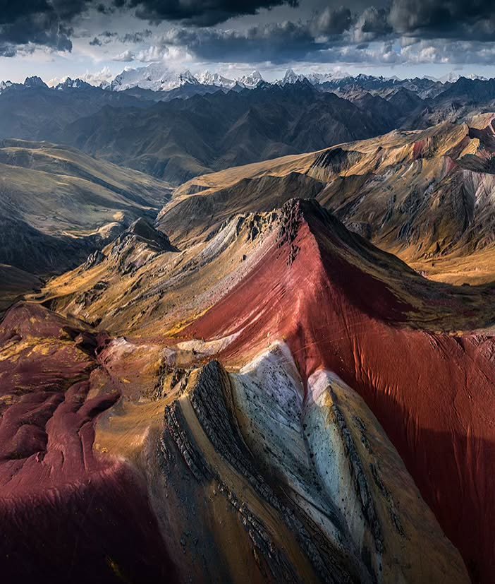 The Vinicunca mountain, which in Quechua means “mountain of colors”