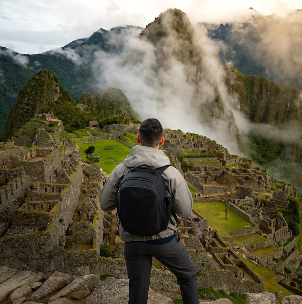 the Inca citadel of Machu Picchu