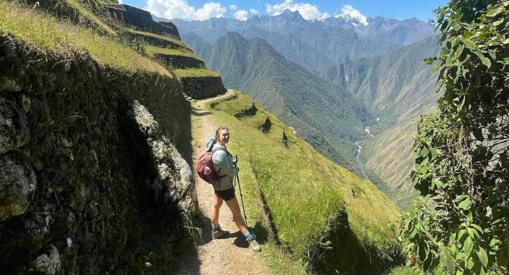 Beautiful view from Intipata on the Inca Trail