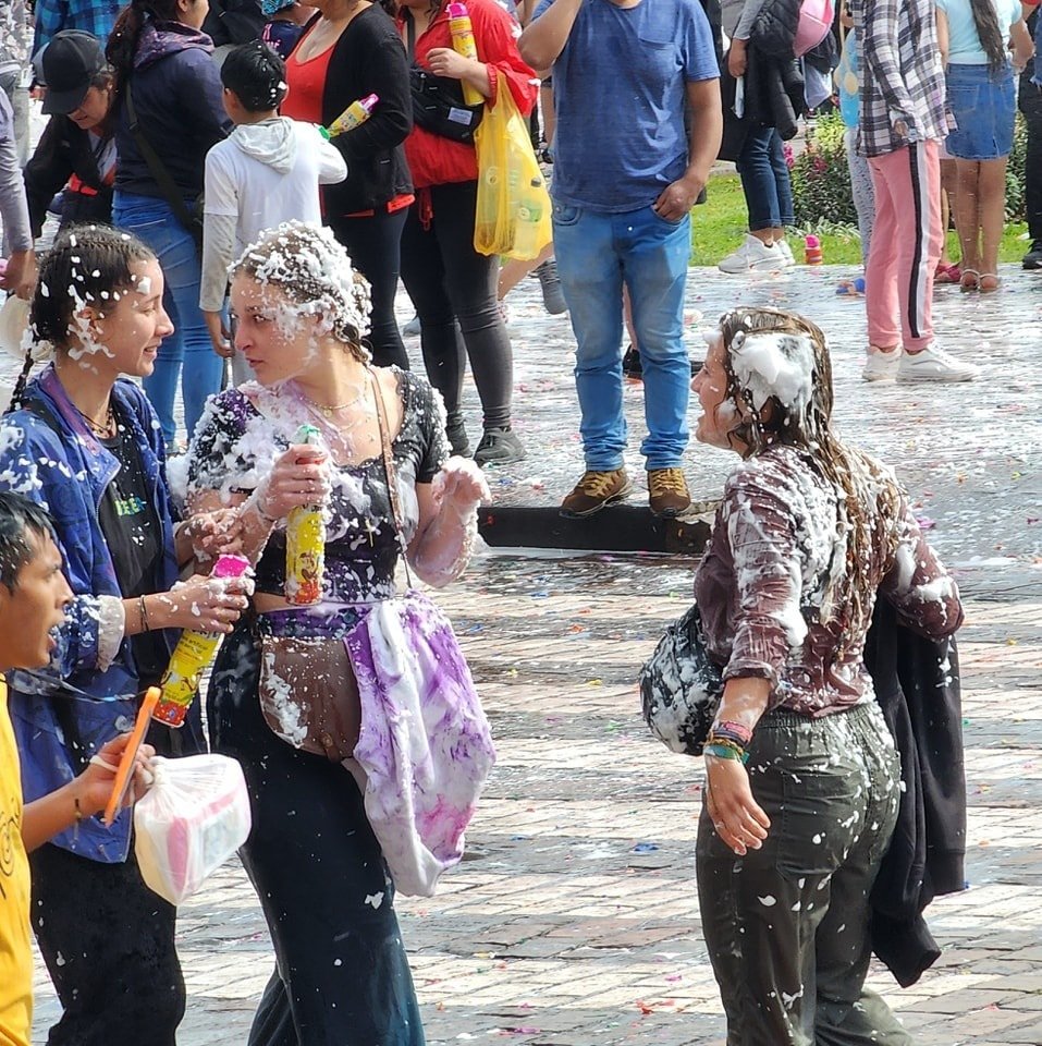 Carnival in Cusco Main Square