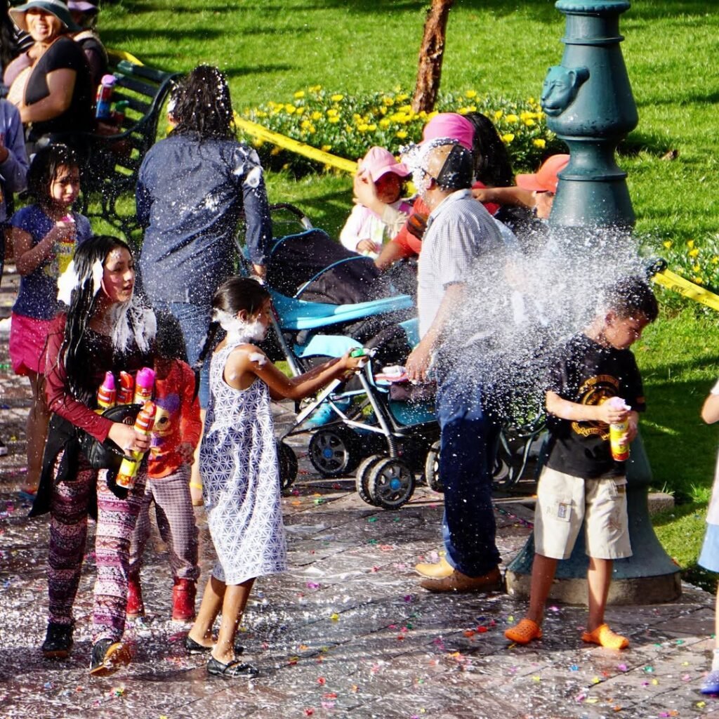 The Cusco carnival is a vibrant celebration