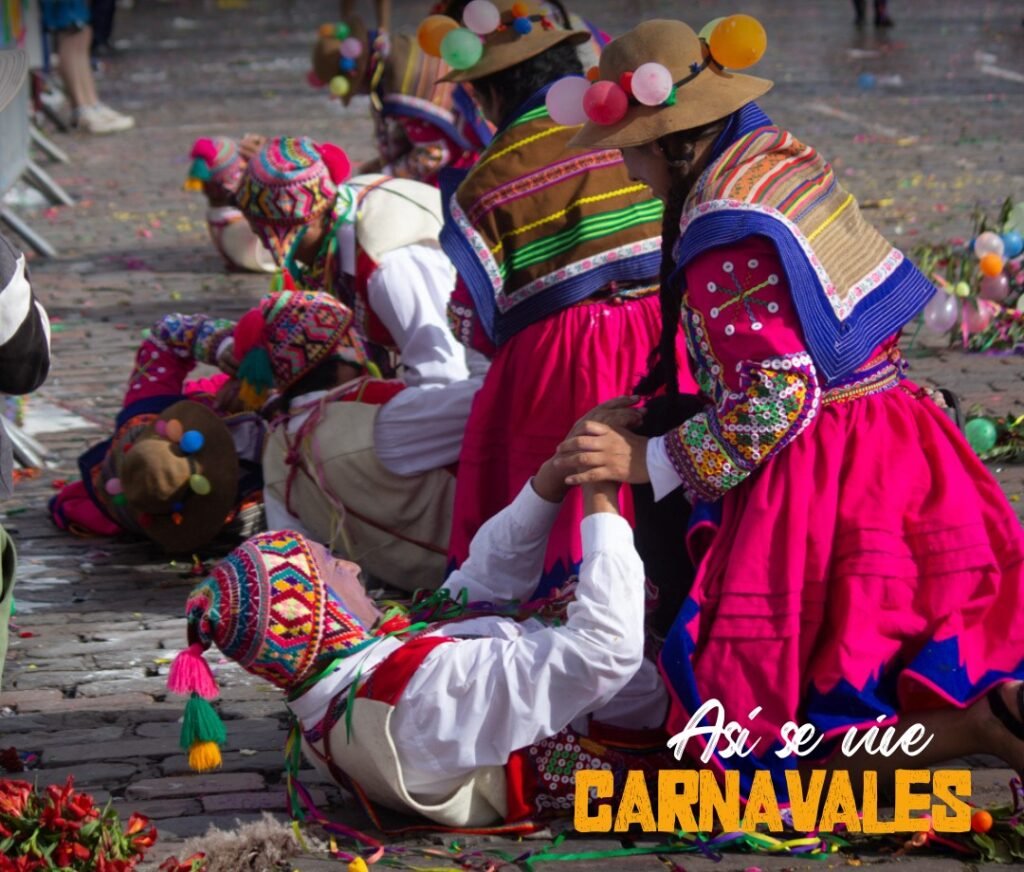 This is how carnivals are experienced in Cusco!