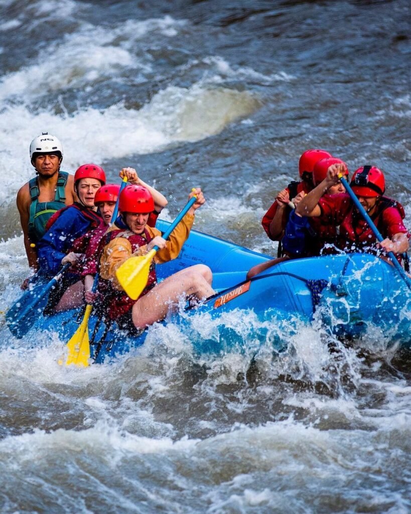 rafting on the Urubamba River