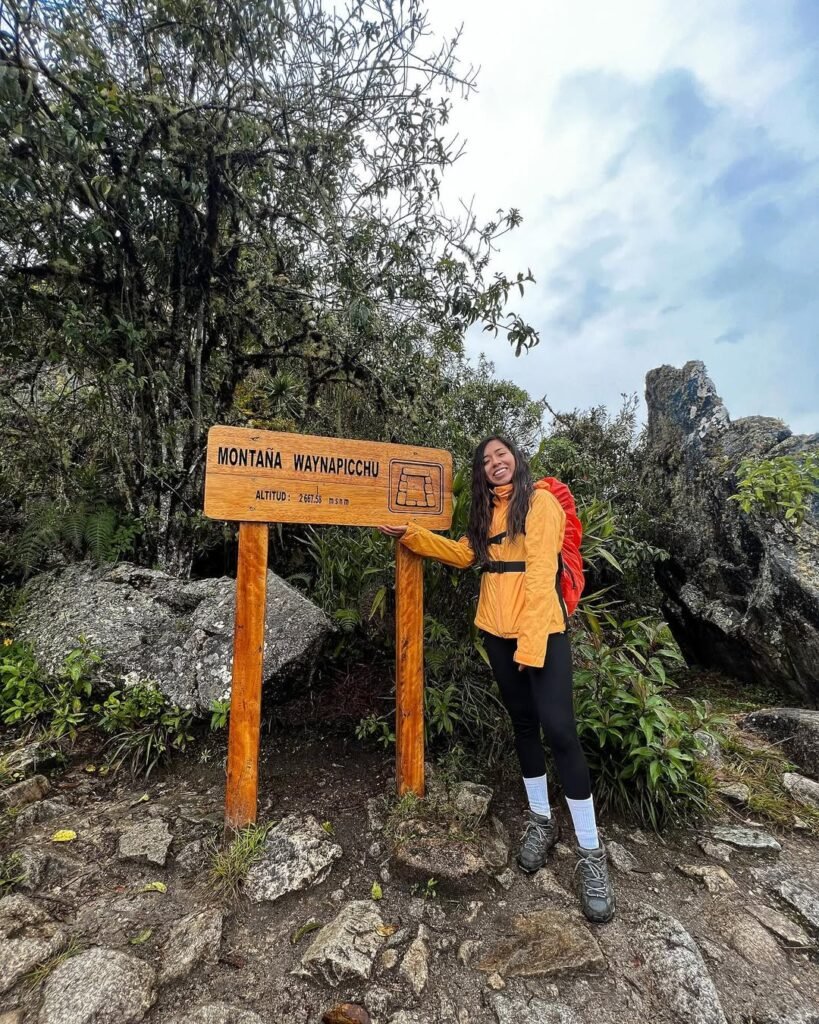 Huayna Picchu also known as the Young Mountain, located north of the Inca citadel of Machu Picchu