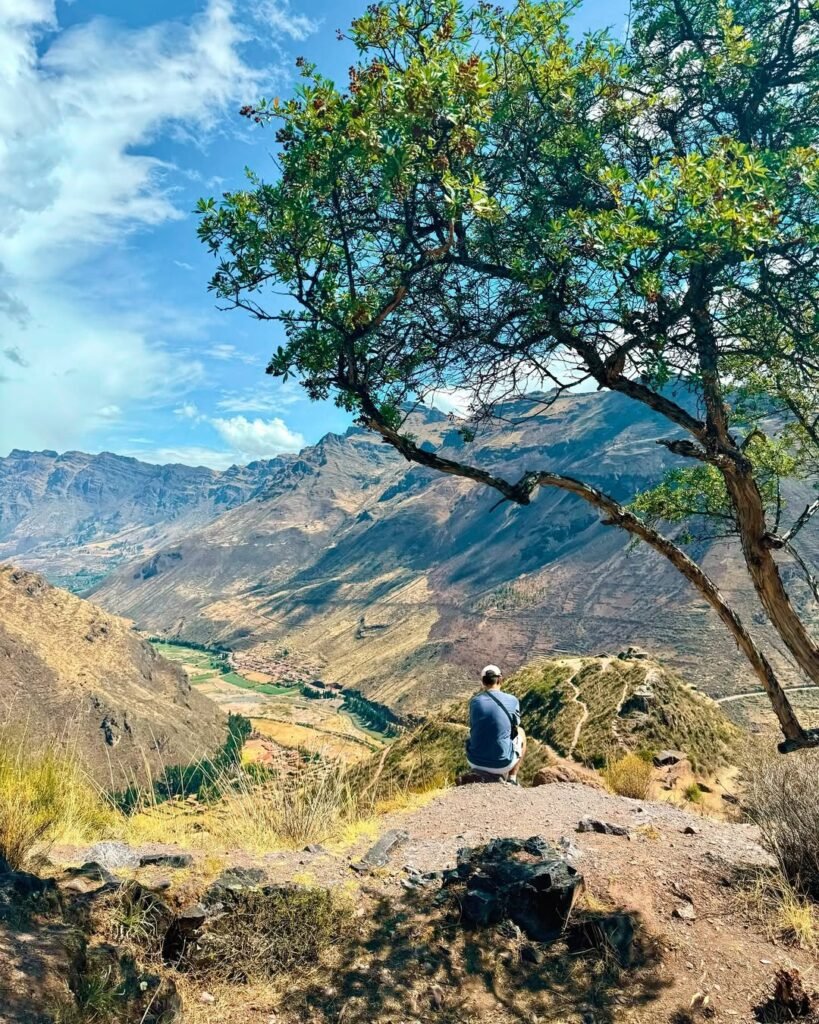 a breathtaking view of the sacred valley